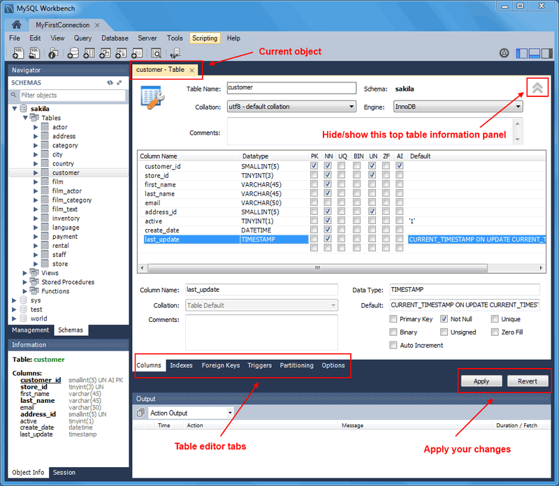 Update table. MYSQL редактор таблиц. Создание триггеров в MYSQL workbench. Table columns Editor. Table Editor-3.0.1 как пользоваться.